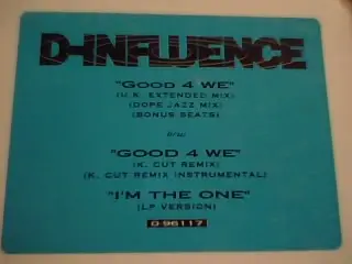 D'INFLUENCE - Good 4 We - Disque Maxi x 1