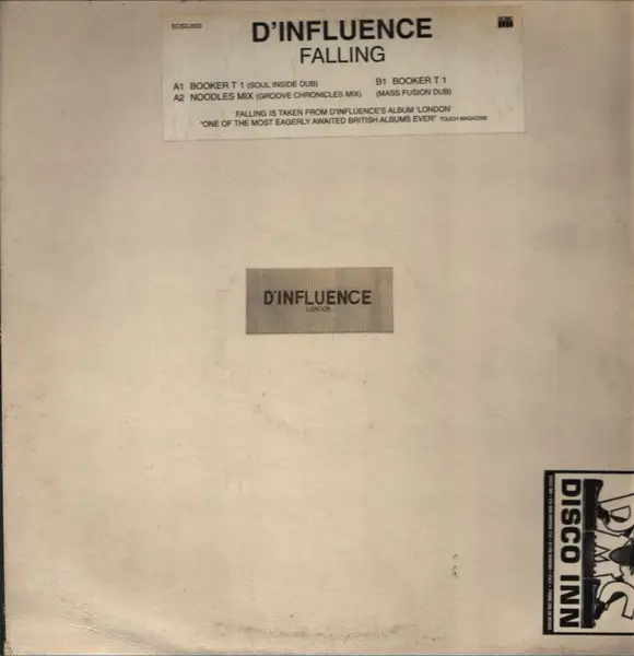 D'INFLUENCE - Falling - Disque Maxi x 1
