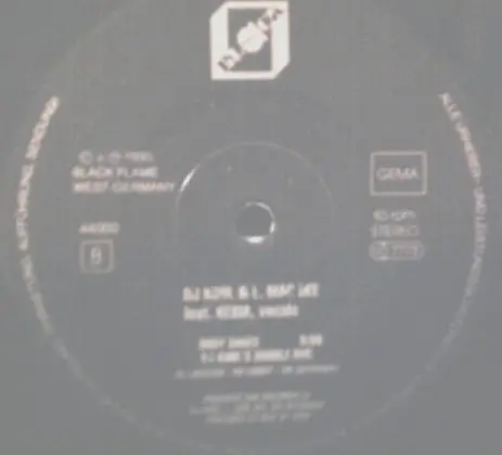 DJ KOOL & L. MAC DEE FEAT. KESIA - Body Dance - 12 inch x 1