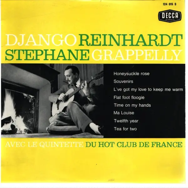 DJANGO REINHARDT - STÉPHANE GRAPPELLI AVEC QUINTETTE DU HOT CLUB DE FRANCE - Django Reinhardt & Stephane Grappelly Avec Le Quintette Du Hot Club De France - 10 inch