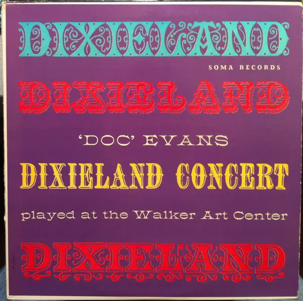 DOC EVANS - Dixieland Concert Played At The Walker Art Center - LP