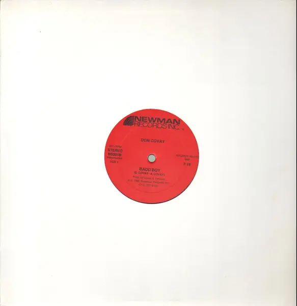 DON COVAY - Badd Boy - Disque Maxi x 1