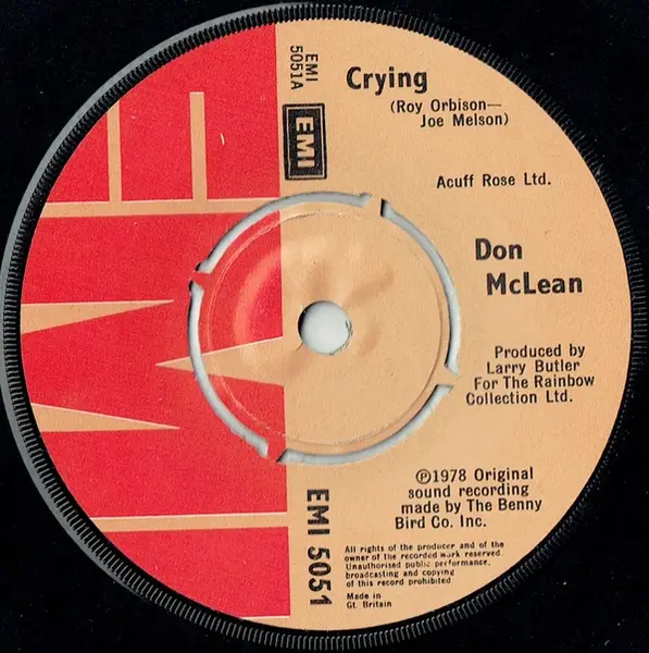 Don McLean Crying
