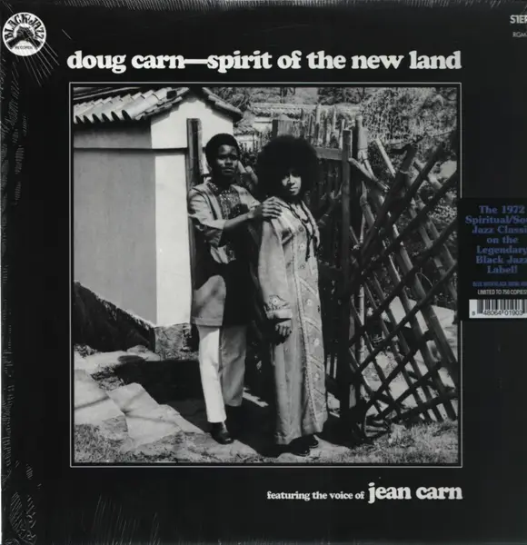 DOUG CARN & JEAN CARN - Spirit of the New Land (BLUE & BLACK SWIRL VINYL / INSERT) - Disque 33T