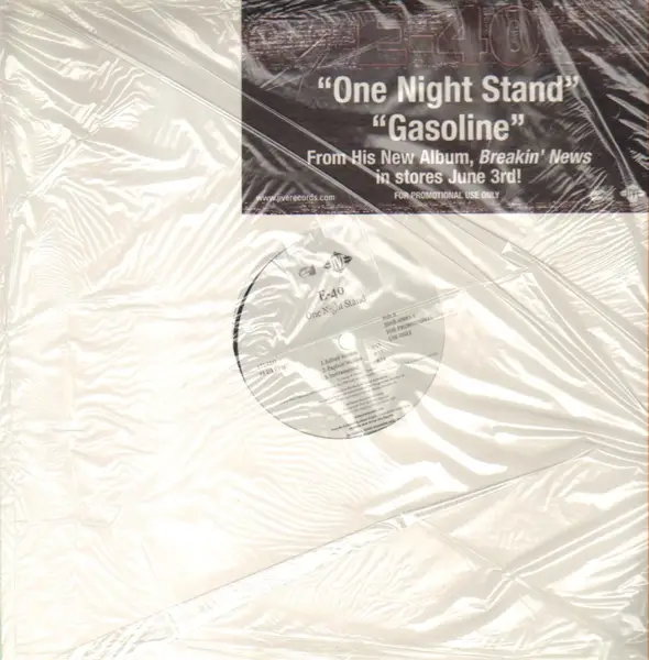 E-40 - One Night Stand / Gasoline - Disque Maxi 45T