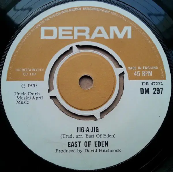 EAST OF EDEN (2) - Jig-A-Jig - Disque 45T x 1