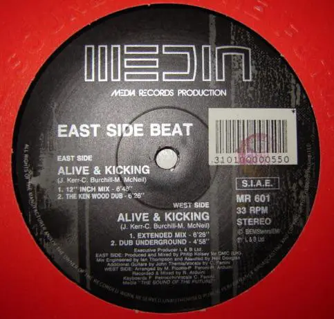 EAST SIDE BEAT - Alive & Kicking - Disque Maxi x 1