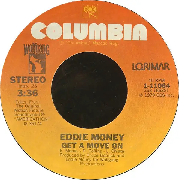 EDDIE MONEY / ZANE BUZBY - Get A Move On / Don't You Ever Say No - 7inch x 1