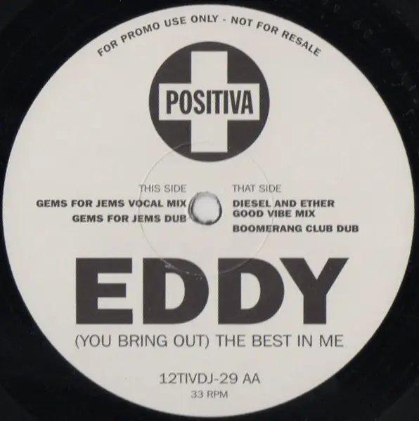 EDDY - (You Bring Out) The Best In Me - 12 inch x 1