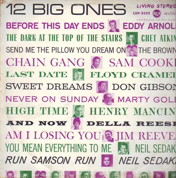 EDDY ARNOLD, DON GIBSON, NEIL SEDAKA A.O. - 12 Big Ones - LP