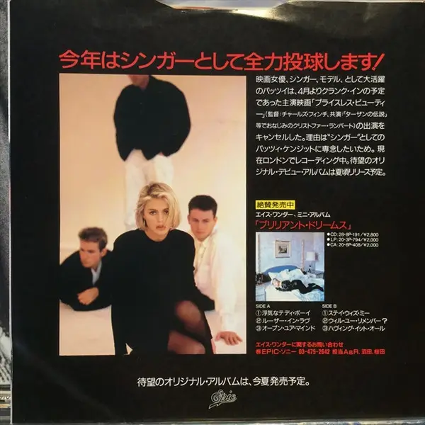 EIGHTH WONDER - Will You Remember - 7inch x 1