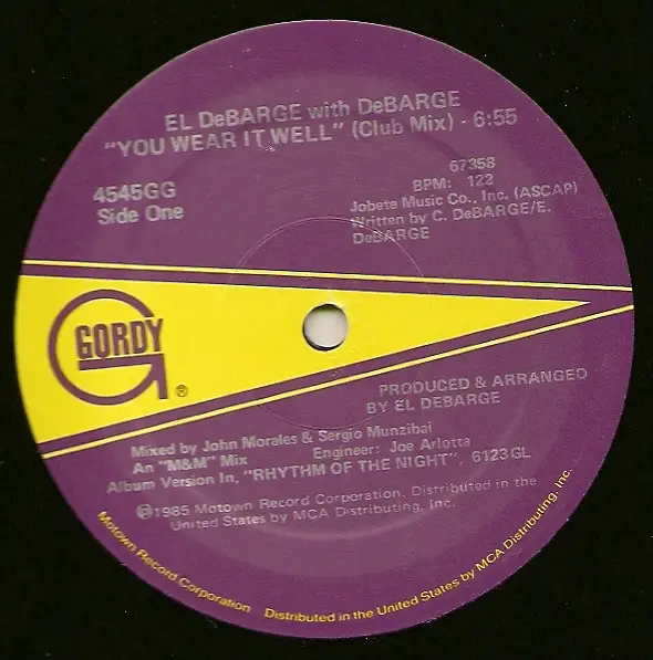 EL DEBARGE WITH DEBARGE - You Wear It Well - 12 inch x 1