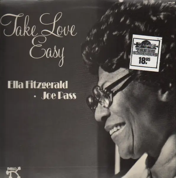 ELLA FITZGERALD & JOE PASS - Take Love Easy (ORIGINAL GERMAN PRESSING) - Disque 33T
