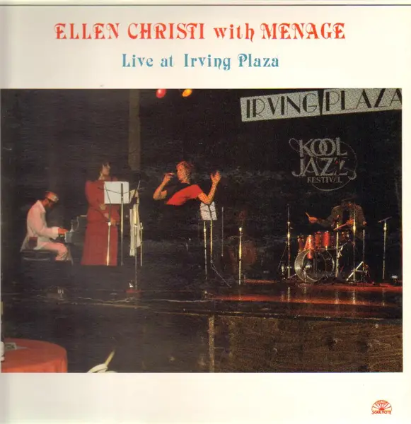 ELLEN CHRISTI WITH MENAGE - Live At Irving Plaza - Disque 33T