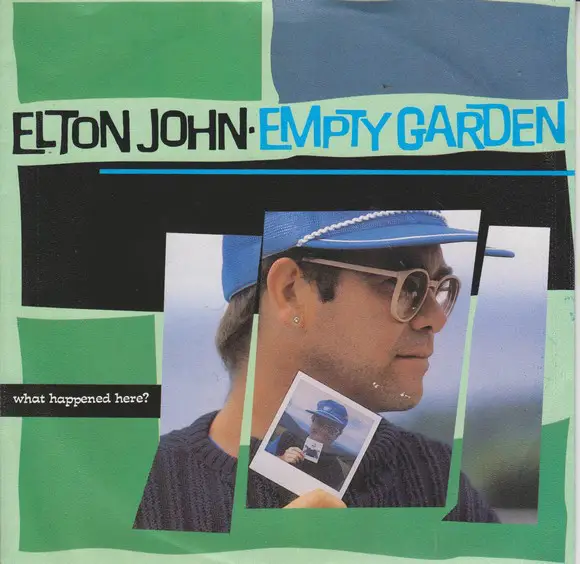 Elton John Empty Garden