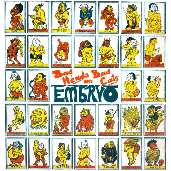 EMBRYO (3) - Bad Heads And Bad Cats - Disque 33T