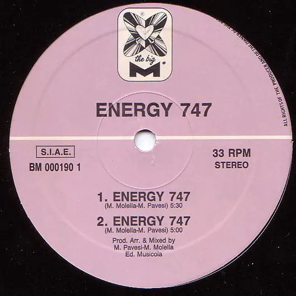 ENERGY 747 - Energy 747 - Disque Maxi x 1