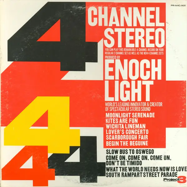 ENOCH LIGHT - 4 Channel Demonstration - Disque 33T