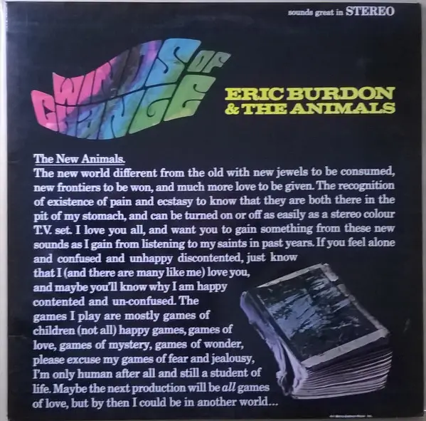 ERIC BURDON & THE ANIMALS - Winds Of Change - LP