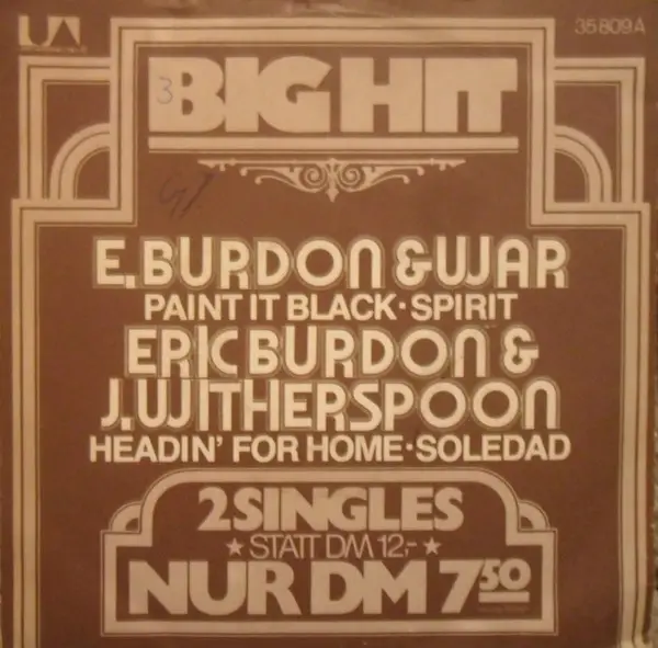 ERIC BURDON & WAR / ERIC BURDON & JIMMY WITHERSPOON - Big Hit - 7inch x 2