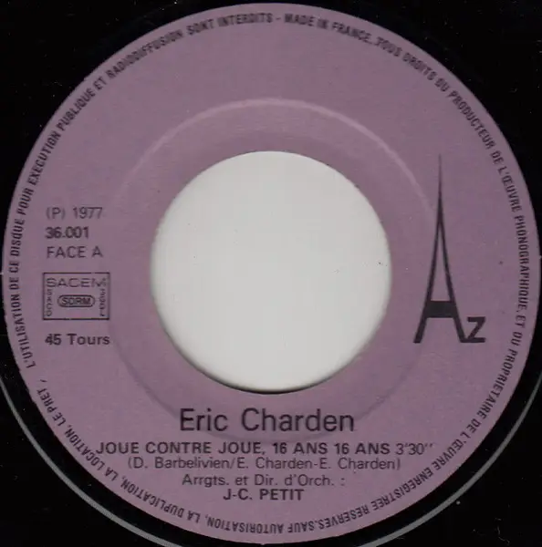 Eric Charden joue contre joue 16 ans 16 ans