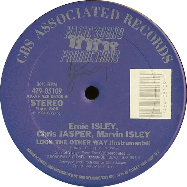 ERNIE ISLEY, CHRIS JASPER, MARVIN ISLEY, ISLEY JASPER ISLEY - Look The Other Way - 12 inch x 1