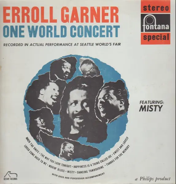 ERROLL GARNER - One World Concert - Disque 33T