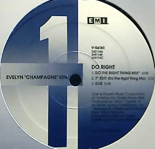 EVELYN KING - Do Right - 12 inch 45 rpm