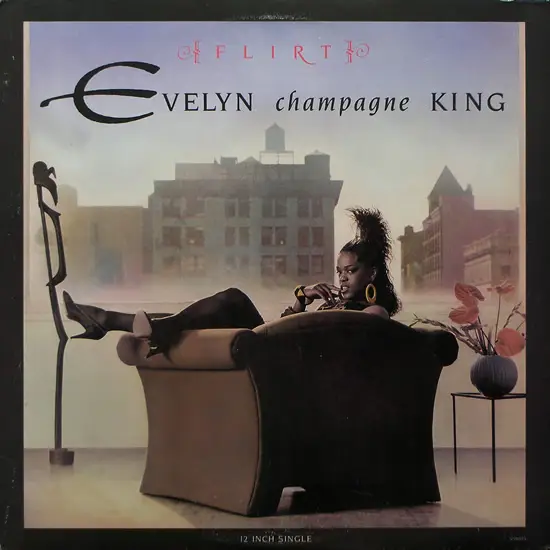 EVELYN CHAMPAGNE KING, EVELYN KING - Flirt - Disque Maxi x 1