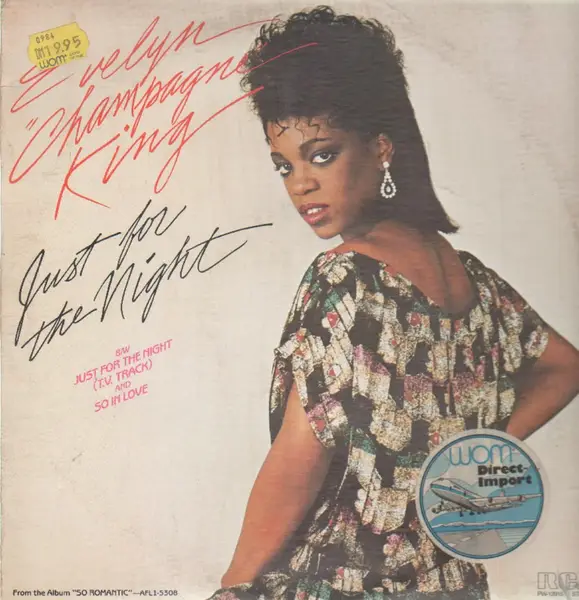 EVELYN 'CHAMPAGNE' KING, EVELYN KING - Just For The Night - Disque Maxi x 1
