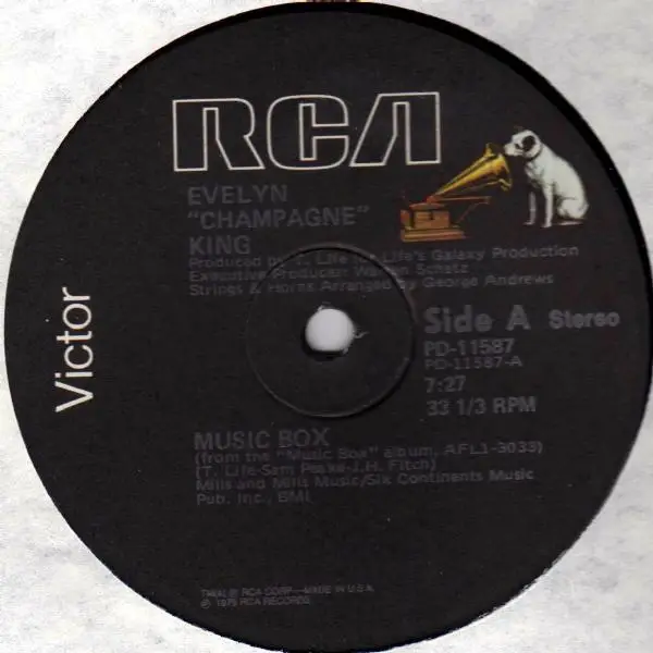 EVELYN 'CHAMPAGNE' KING, EVELYN KING - Music Box - Disque Maxi x 1