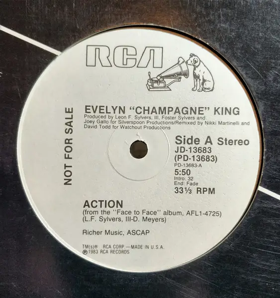 EVELYN 'CHAMPAGNE' KING, EVELYN KING - Action - Disque Maxi x 1