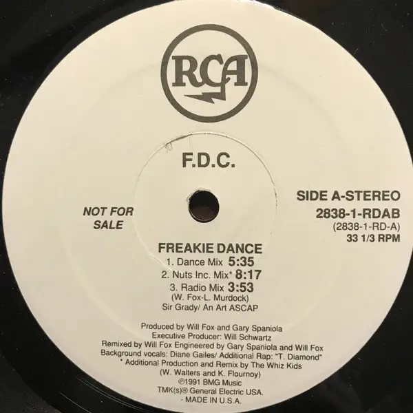 F.D.C. - Freaky Dance - 12 inch x 1
