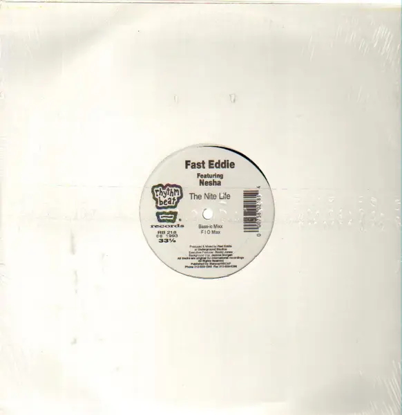 'FAST' EDDIE SMITH FEATURING NESHA - The Nite Life - Disque Maxi x 1