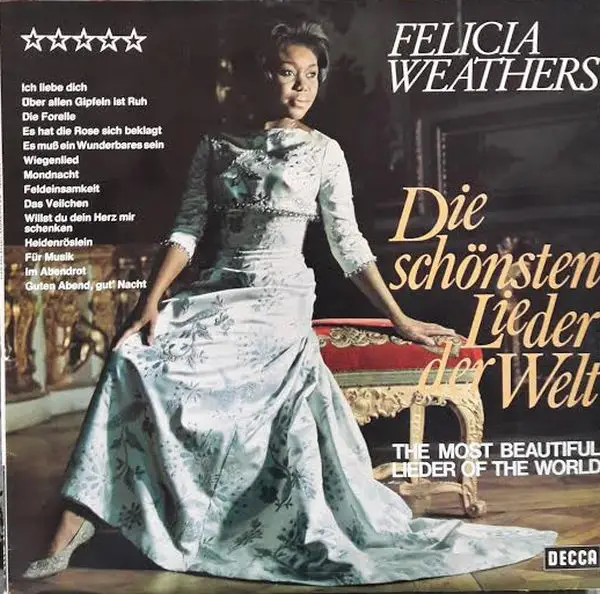 Felicia Weathers Die Schönsten Lieder Der Welt