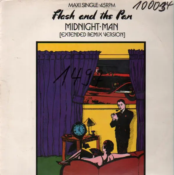 FLASH AND THE PAN - Midnight Man (Extended Remix Version) - 12 inch x 1