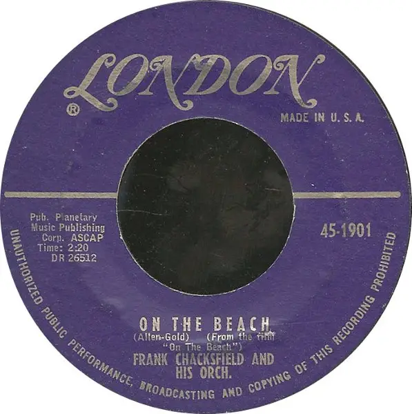 Frank Chacksfield & His Orchestra A Paris Valentine / On The Beach