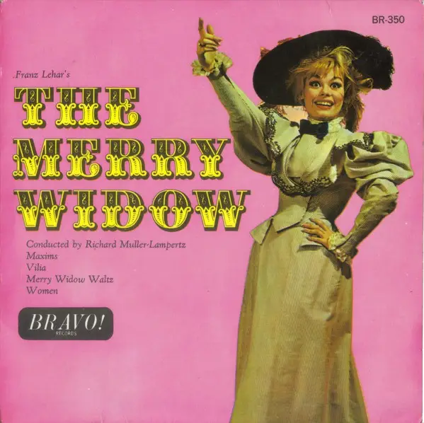FRANZ LEHÁR - The Merry Widow - Disque 45T x 1