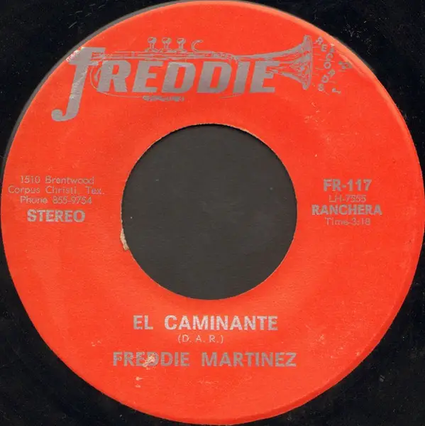 FREDDIE MARTINEZ - El Caminante - Disque 45T x 1