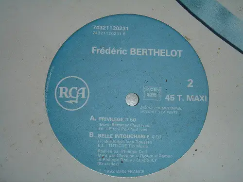 Frédéric Berthelot Privilège