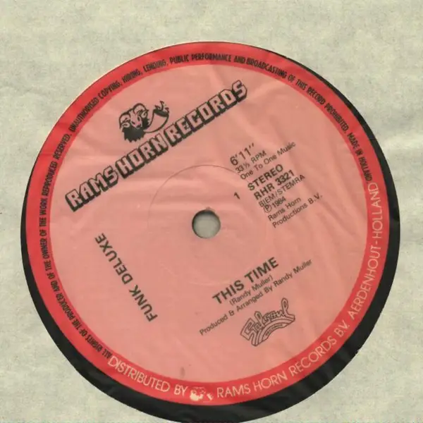 FUNK DELUXE - This Time - Disque Maxi x 1