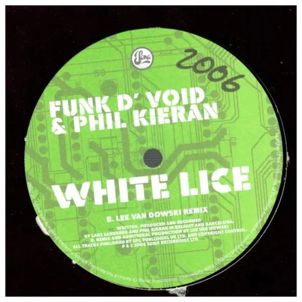 FUNK D'VOID - White Lice (FEAT. PHIL KIERAN) - 12 inch x 1