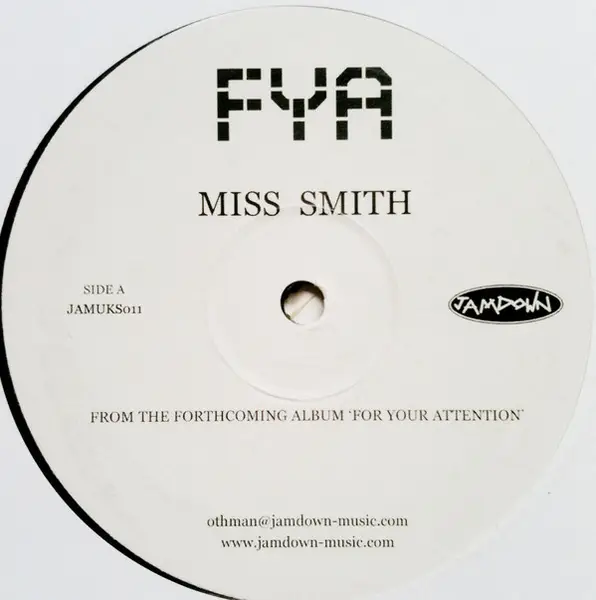 FYA - Miss Smith - Disque Maxi 45T