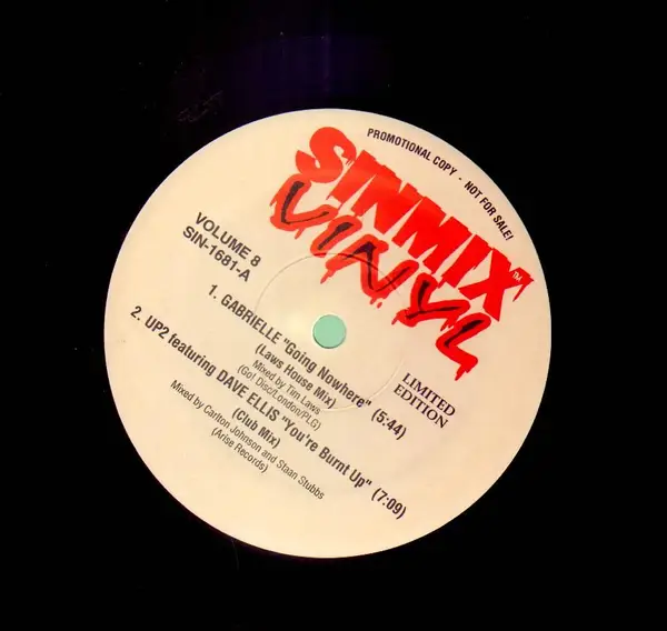 GABRIELLE / UP2 / ANGELIQUE KIDJO / GAVIN FRIDAY - Sinmix Volume 8 - Disque Maxi x 1