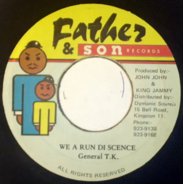 GENERAL T.K. - We A Run Di Scene - 7inch x 1