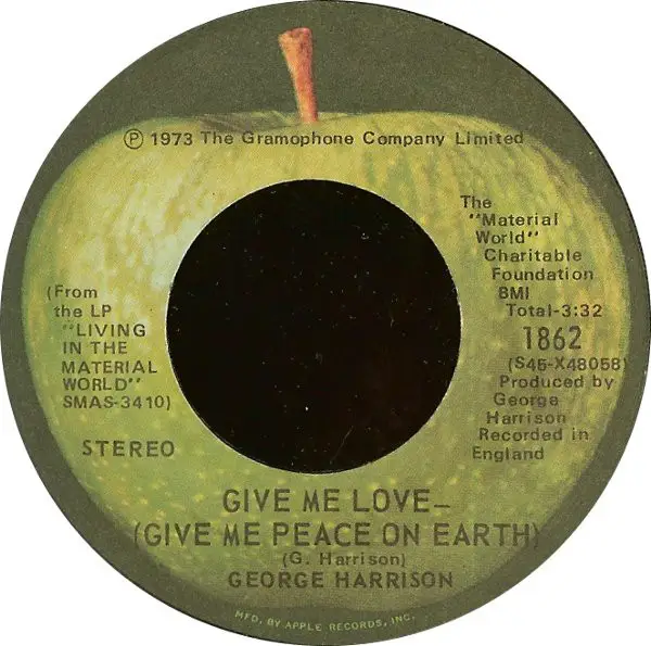 george harrison give me love (give me peace on earth)