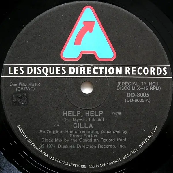 GILLA - Help, Help - 12 inch x 1