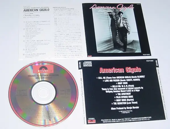 GIORGIO MORODER - American Gigolo (Original Soundtrack Recording) - CD x 2