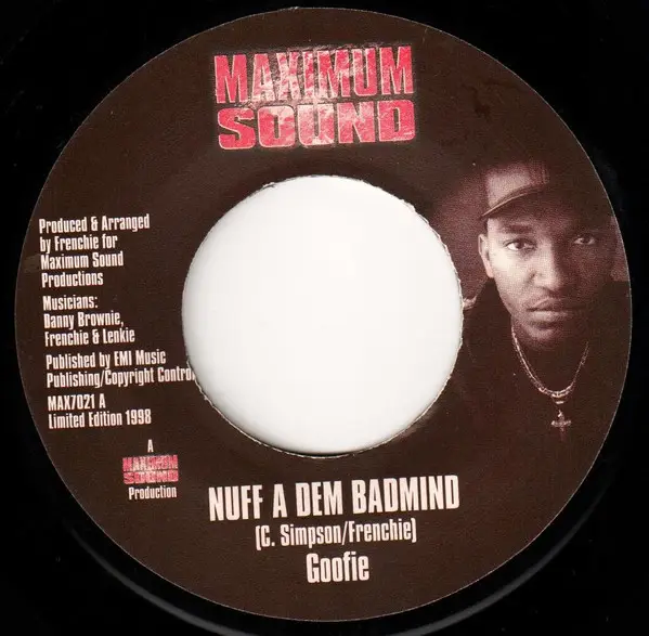 GOOFY / FUZZY JONES - Nuff A Them Badmind / Fuzzy - Disque 45T x 1
