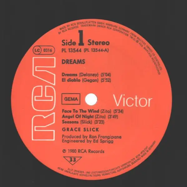 Grace Slick Dreams